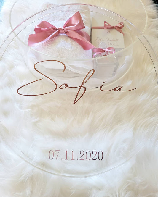 LUXE Round Acrylic Baptism Package