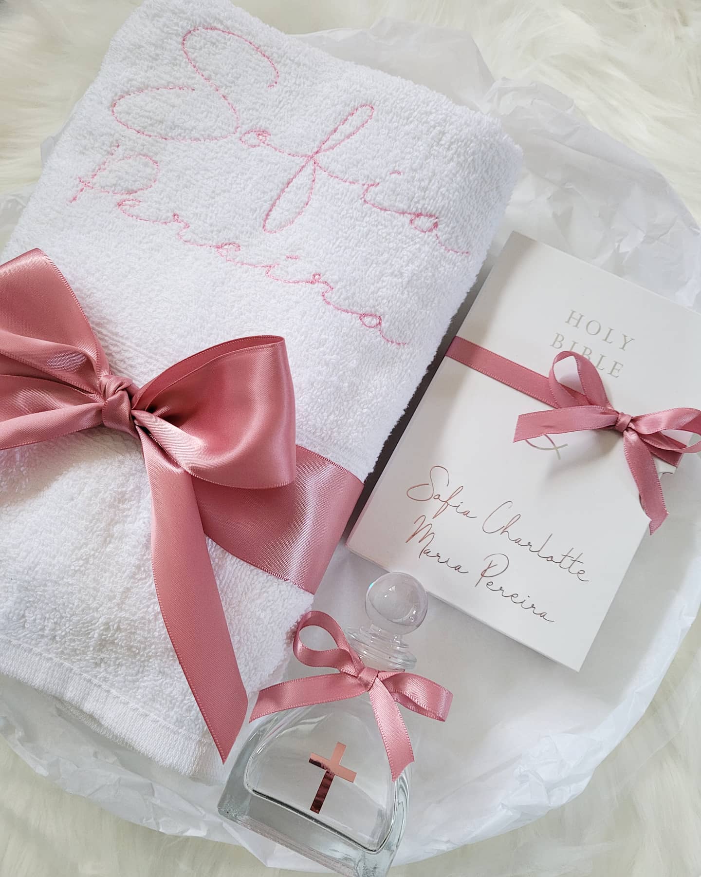 LUXE Round Acrylic Baptism Package