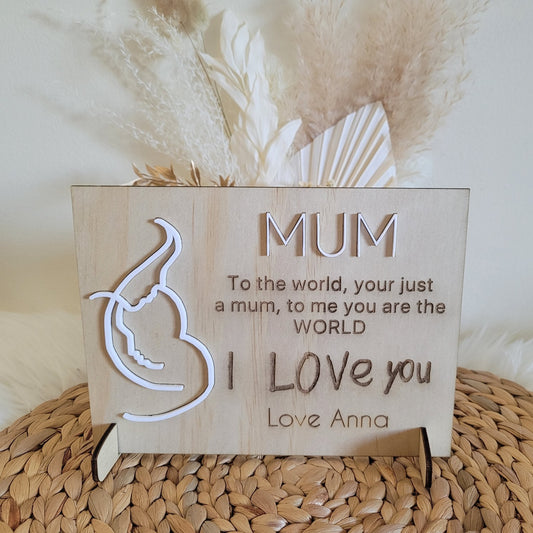 Personalised note to Mum | Mothers Day