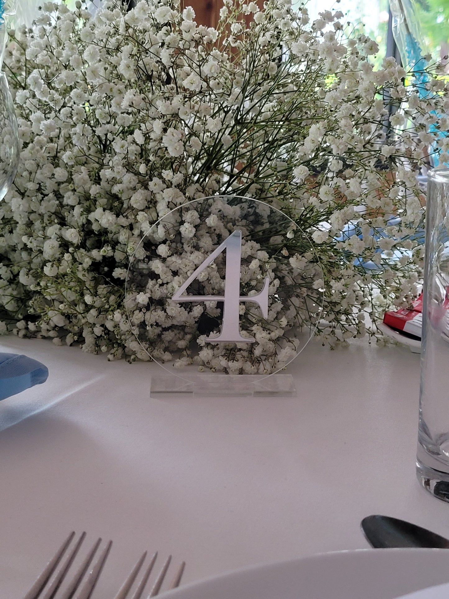 Acrylic Table Numbers