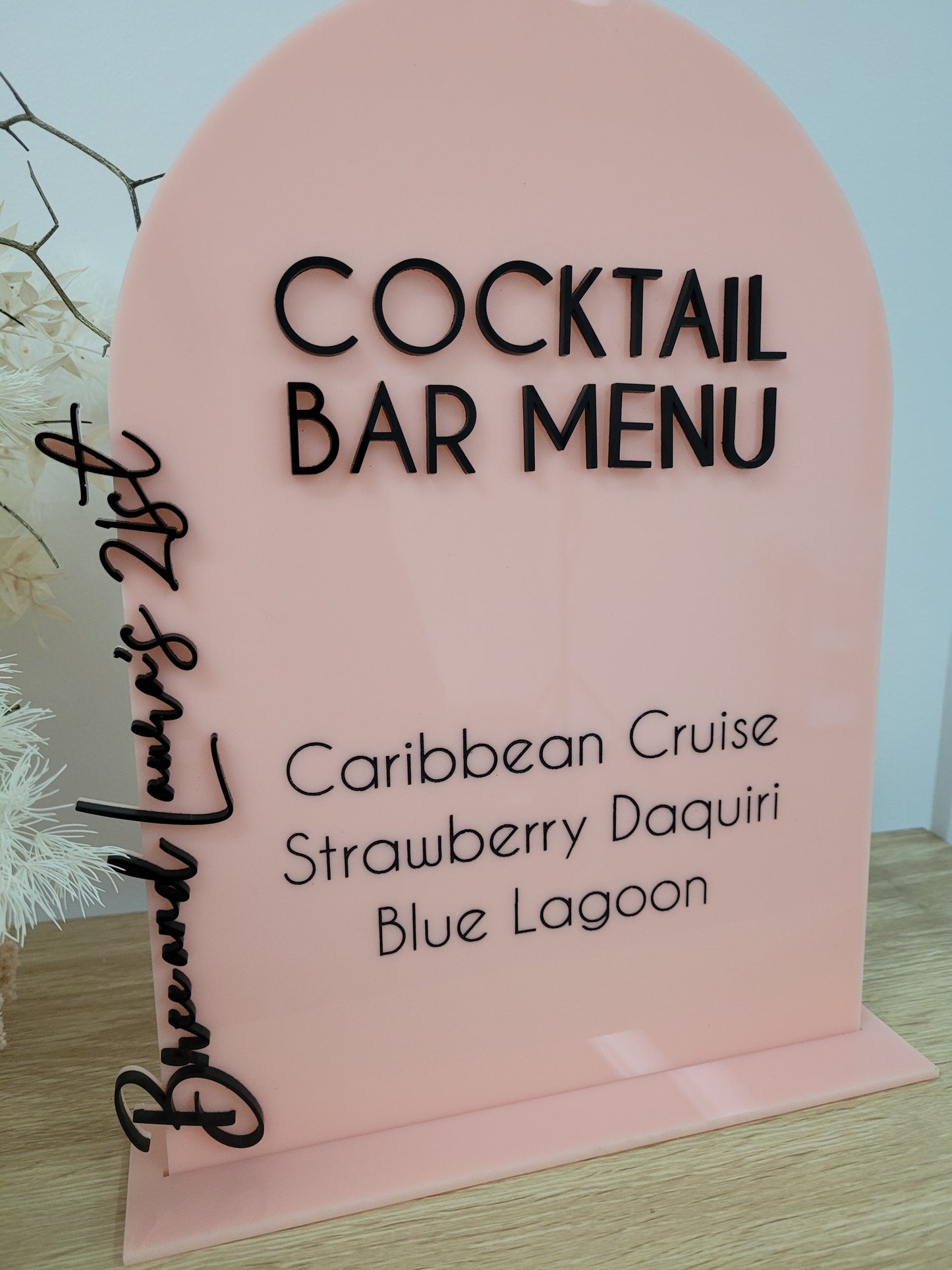 Classic Cocktail Bar Menu