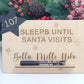 Sleeps Until Santa Visits Countdown