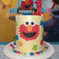 3D Elmo Cake Topper