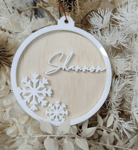 Persoanlised 3D Name Ornament